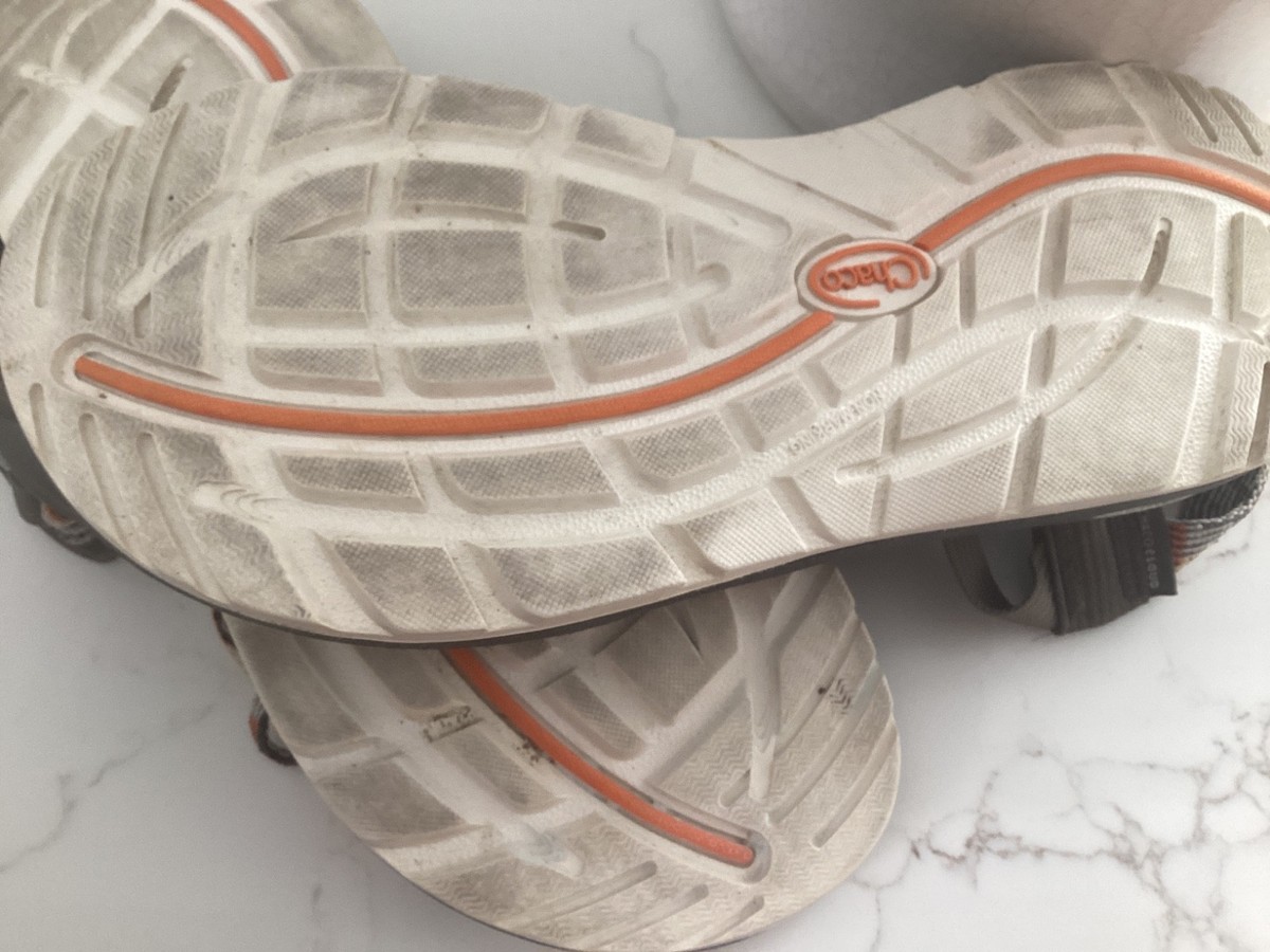 Chaco Z Cloud X2 Strappy Sandals Women’s 9 Orange remix View 5