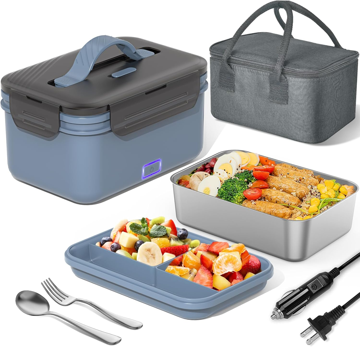 100W 4-in-1 Fast Heating Electric Lunch Box Food Warmer