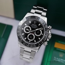 Rolex Cosmograph Daytona 116500LN - 2019, Full Set Stainless Steel 40mm Black...