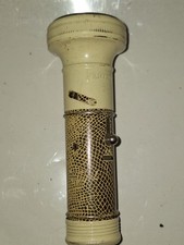 4) alte Taschenlampe, Handlampe,  PERTRIX No 595