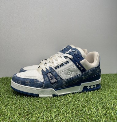 Size 10.5 LV (11.5-12 US) - Louis Vuitton Trainer Monogram 'Blue