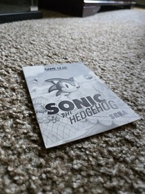 Sonic the Hedgehog (Sega Game Gear, 1991) Complete 100% CIB 1st Print - CGC Wata