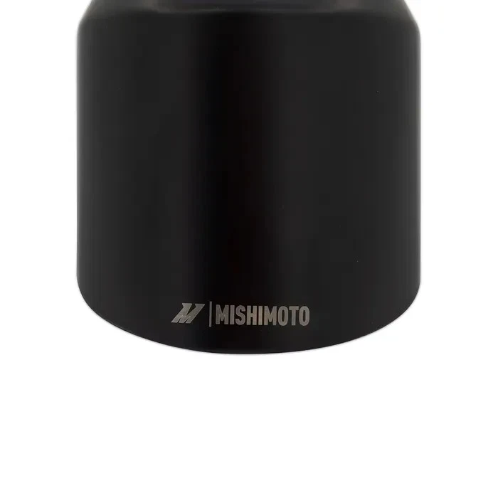 Pontas de escape Mishimoto tomada 5 polegadas preta compatível com 2015-2024 Dodge Charger V8 - Imagem 3 de 4