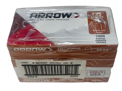 New Arrow T25 Round Crown Staples #256 (T25 #256)