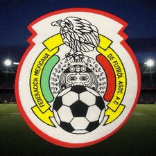 Mexico Soccer Crest Iron On Embroidered Patch...
