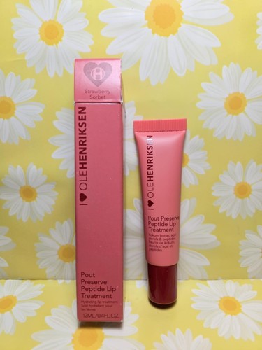 Ole Henriksen Pout Preserve STRAWBERRY SORBET Lip Treatment 0.4 fl.oz - Picture 5 of 8