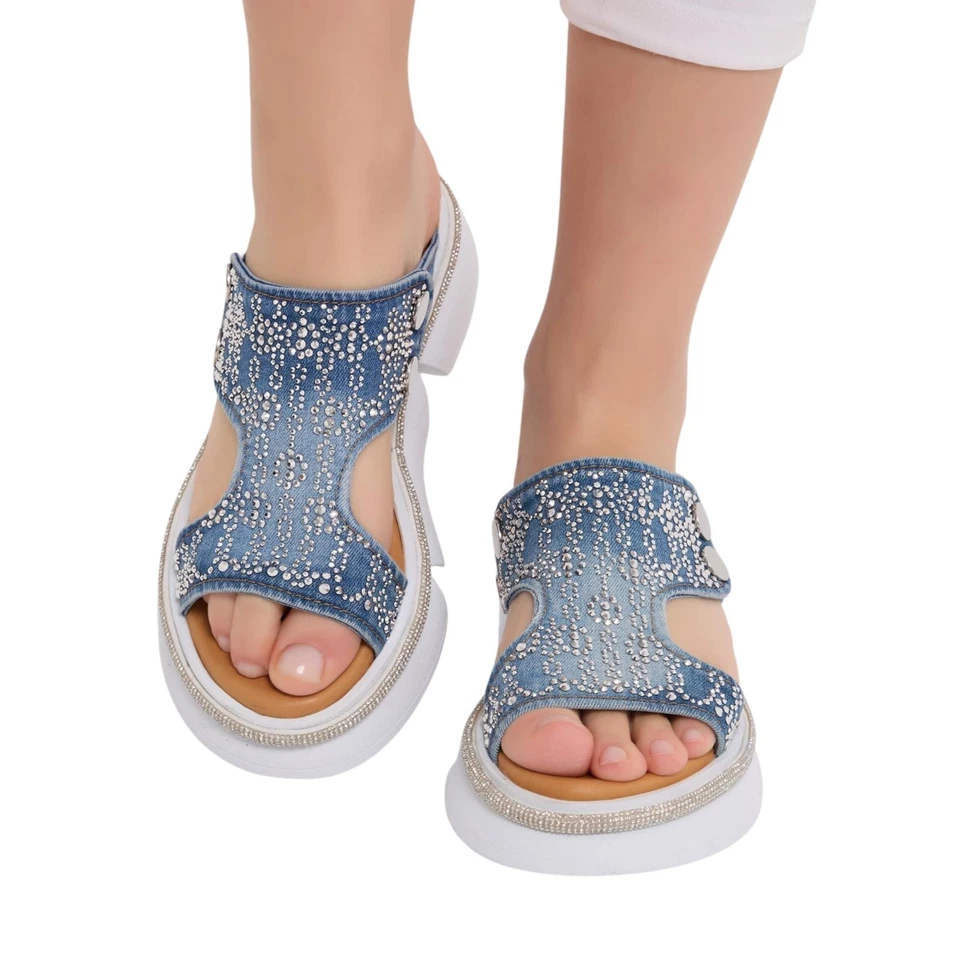 Sandals Jeans Shoes ,Women's Sports Shoes / Sandals Boots / Valentine's Gift' - Image 3 of 4