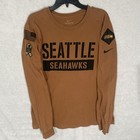 Nike Seattle Seahawks Salute To Service Shirt Mens Size Medium Long Sleeve *Read