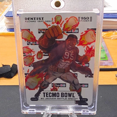 Tecmo Bowl Dentist Richard Dent Debut FIRE 2024 BO Jackson Battle Arena [ST294]