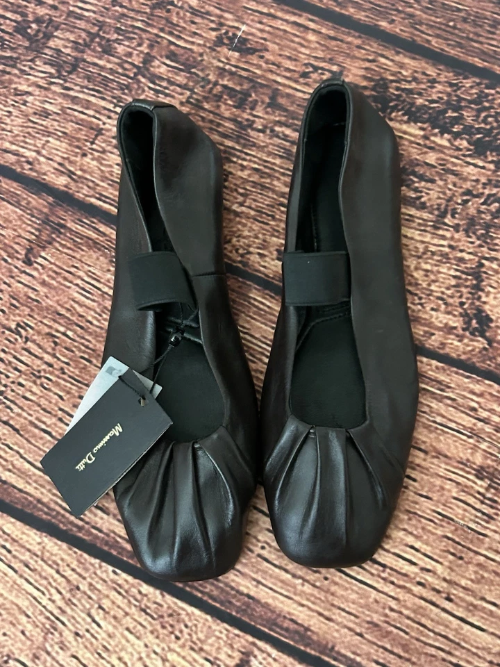 Massimo Dutti Leather Brown Ballet Flat Size 35 (4.5) - Image 2 of 4