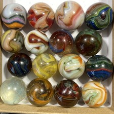 16X D.A.S. Mixed Runs Marbles Oxblood Adventurine Lutz Blemished Beauties 38
