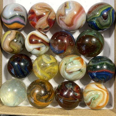 16X D.A.S. Mixed Runs Marbles Oxblood Adventurine Lutz! Blemished Beauties! 38