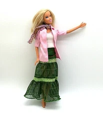 Barbie 1999 Mattel #3258HF Dr. Barbie. Play Doll, Blond Hair Barbie long skirt