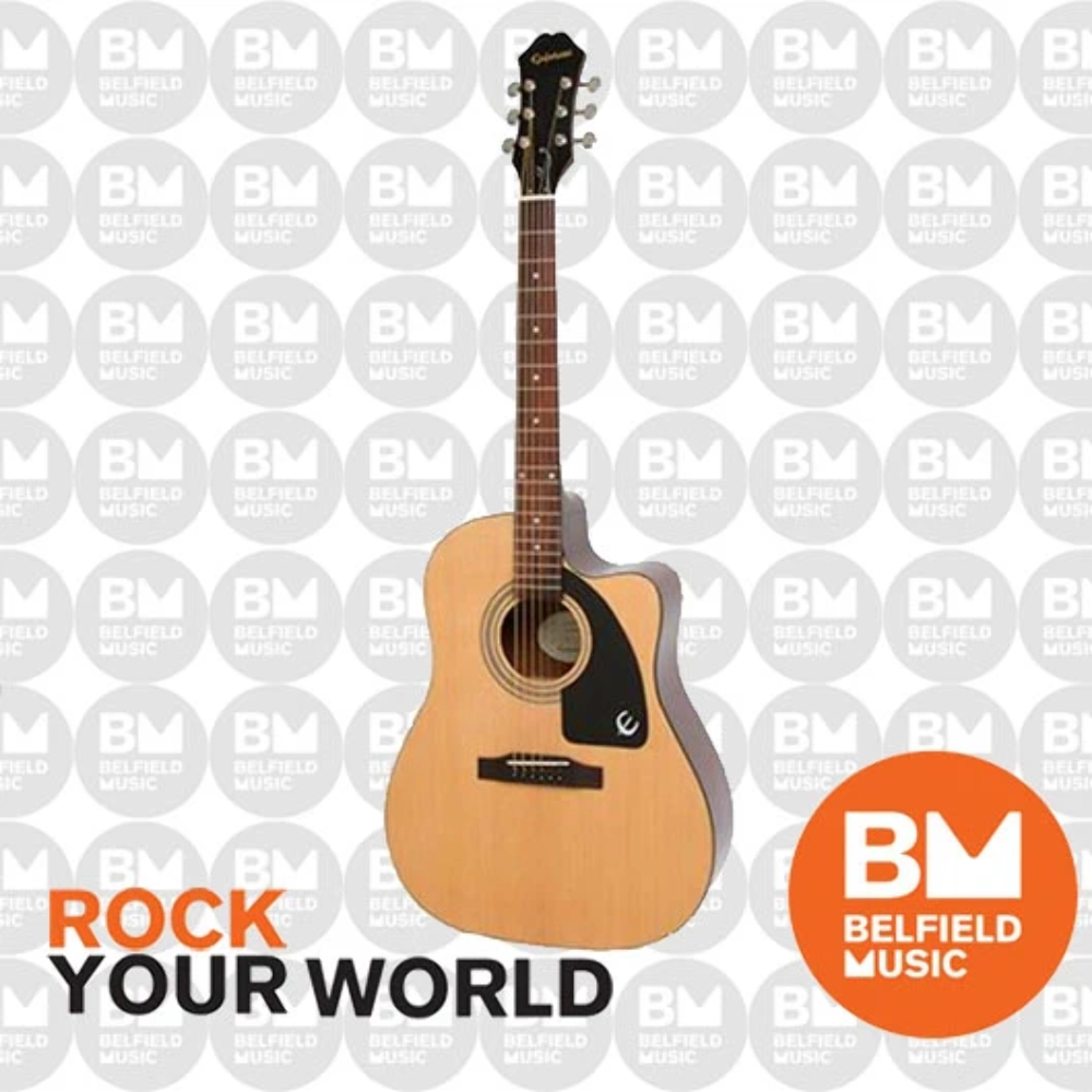 Epiphone AJ-100CE Acoustic Guitar Jumbo Natural w/ Cutaway
