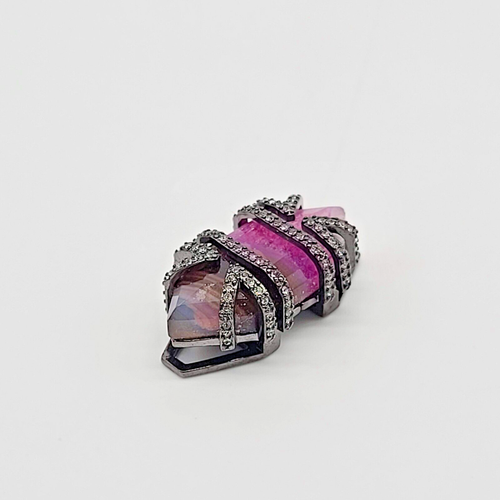Limited Edition KEEP Collective "Surrounded in Strength" Purple Quartz/Hematite - Picture 9 of 10