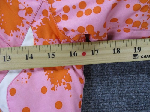Spyder Jacket Girls 4 Pink Orange Hooded Full Zip Outdoors Hiking Coat Youth - Picture 5 of 18