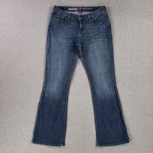Levi's Denizen Totally Shaping Jeans Gr. 14 Bootcut Pattentaschen Lower Rise