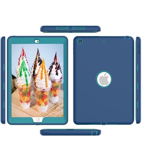 iPad 9th 8th 7th Generation Case10.2" Kids Built-in Screen Protect Silicone Case - 第 23/95 張圖片