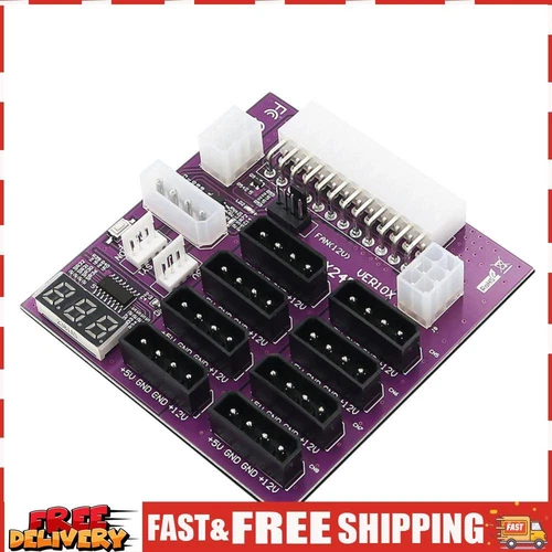 ATX Netzteil Breakout Board 800W ATX Server PSU Power Board für CHIA Mining ~