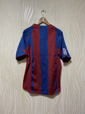 ウェア FC Barcelona 04/05 home kit Nike 5/5 VINTAGE FC BARCELONA 2004 2005 HOME FOOTBALL JERSEY NIKE