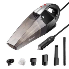 Car Vacuum Cleaner Suction Dust Buster Handheld Auto Tidy HEPA Filter Tubes Set