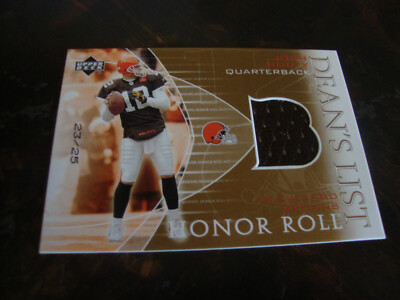 2003 Upper Deck Honor Roll Football---Dean's List--Gold--#DL-JB Josh Booty 23/25