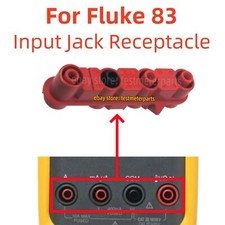 Input Terminal Plug Jacks Receptacle For Fluke 83 Digital Multimeter Assy Parts