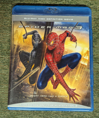 New Sealed Spider-Man 3 Blu-ray high Def Disc 2007 Experience On PS3