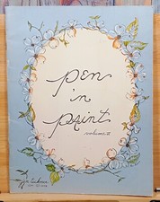 Pen in Paint Volume II by Jan Tickner 1978, Paperback 