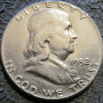 A 1963 D Franklin Half Dollar 90/% SILVER US Mint /"Average Circulation/"