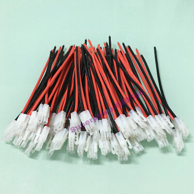 50PC Tamiya Male Female Connector Silicone Wire 14AWG 150mm Cable for RC