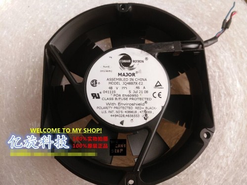 Qty:1pc aluminum frame cooling fan JQ48B7X-E2 48V 0.46A - Afbeelding 2 van 2