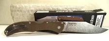 COLD STEEL - RANGE BOSS , stonewash 4116 , NEW IN BOX, Tri-Ad Lock , Dark Earth