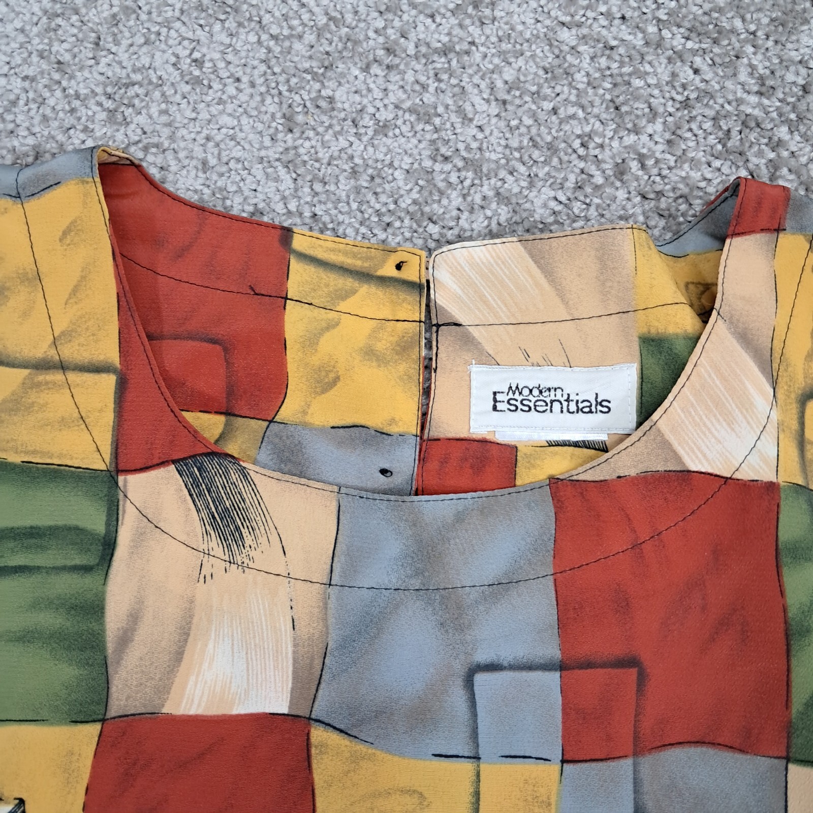 Modern Essentials Women's Geometric Pattern Shirt… - image 2