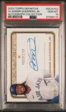 2023 Topps Definitive Autograph Vladimir Guerrero Jr. /25 PSA 10 POP 1!!!