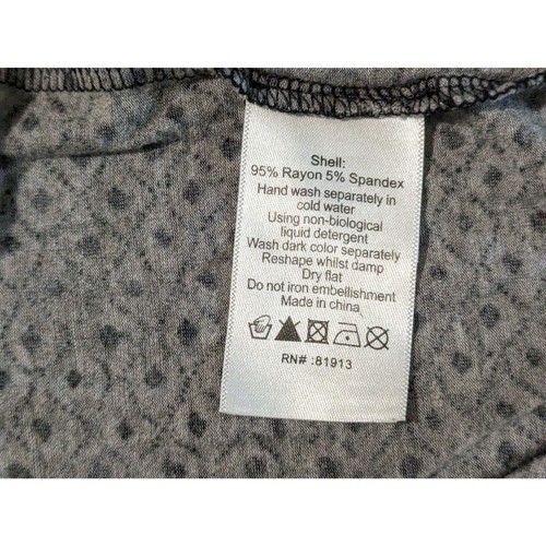 Anthropologie Plenty by Tracy Reese Aven Tie Grey Jersey Waist Dress sz S - Picture 12 of 12