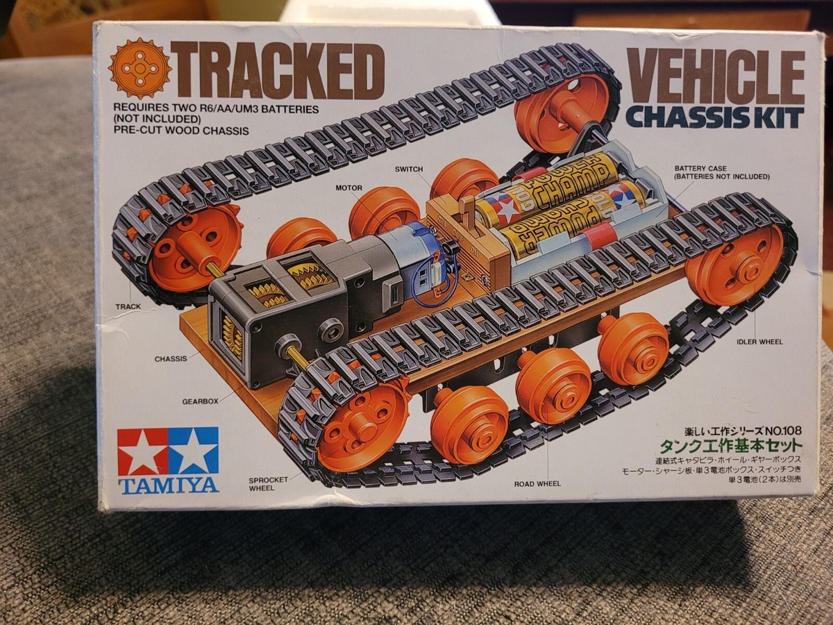 3点セット Tamiya Tracked Vehicle Chassis Kit #70108 NIB Motorized. | eBay