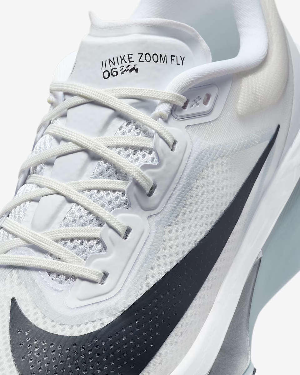 【Nike】Zoom Fly 6 White Pure Platinum FN8454-104 Nike Zoom Fly 6 Men's Shoes White/Gridiron/Platinum