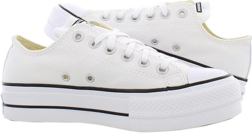 Converse All-Star Unisex White Ox Leather Low-Top Sneakers  display picture 1