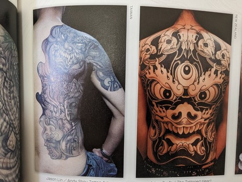 PIEZA POSTERIOR TATUAJE 3 Libro de fotos de referencia Irezumi Horimono diseño flash wabori MZ - Imagen 9 de 24