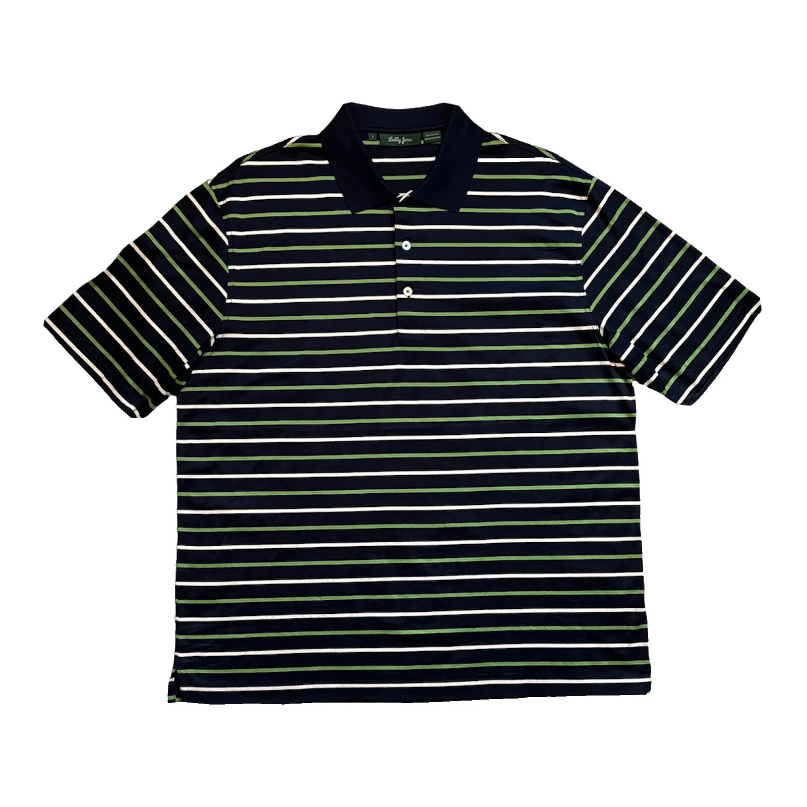 Camisas informales para hombre Bobby Jones a rayas de algodón con botones
