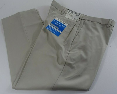 Men Haggar Cool 18 Pro Pants 34x34 