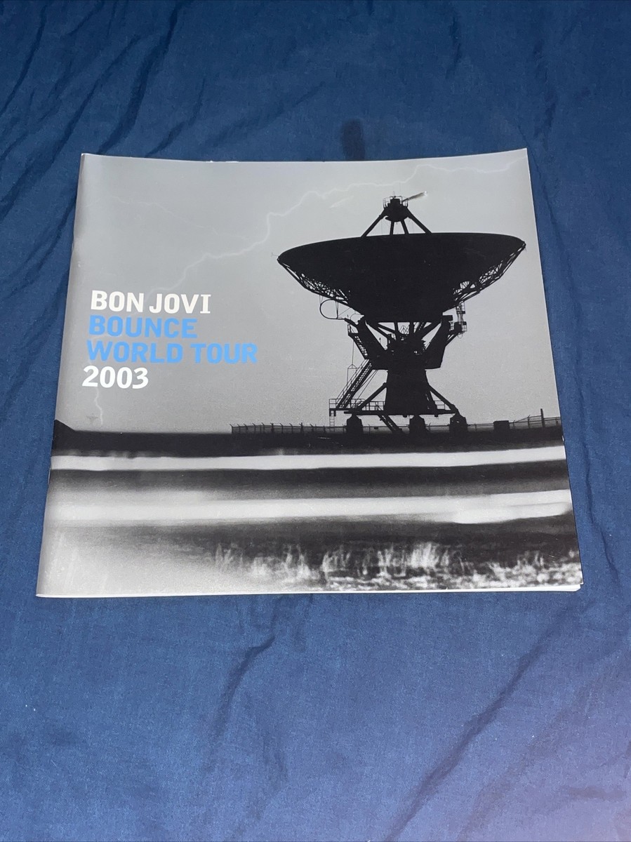 BON JOVI  BOUNCE ツアーパンフ　2003 BON JOVI BOUNCE ツアーパンフ 2003 Jon Bon Jovi Bounce World
