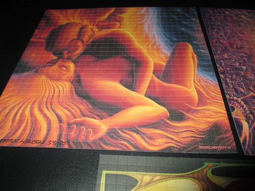 BLOTTER ART ACID LSD PSYCHEDELIC PYSCHEDLIA VISIONARY MARK HENSON FINE ART #34 - Picture 2 of 6