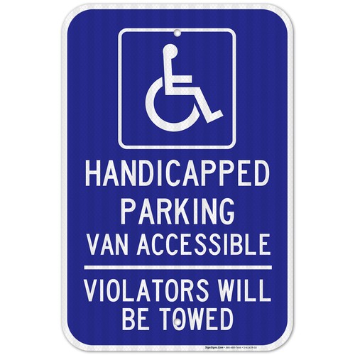 Van Accessible Handicap Parking Sign, - 第 20/72 張圖片