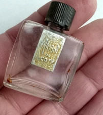 Very Rare Antique COTY Early 1900's L'Aimant Glass Perfume Bottle EMPTY