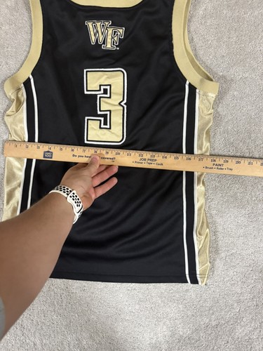 CAMISETA DE BALONCESTO WAKE FOREST DEMON DEACONS JUVENIL L #3 BORDADA CHRIS PAUL - Imagen 11 de 13