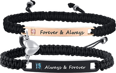 Pulsera Parejas Para Hombre Mujer Elegante Amor De Lujo Regalos