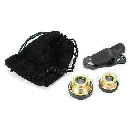 3 in 1 180° Fish Eye Wide Angle Macro Camera Clip-on Lens for Cell Mobile Phone - Zdjęcie 15 z 20