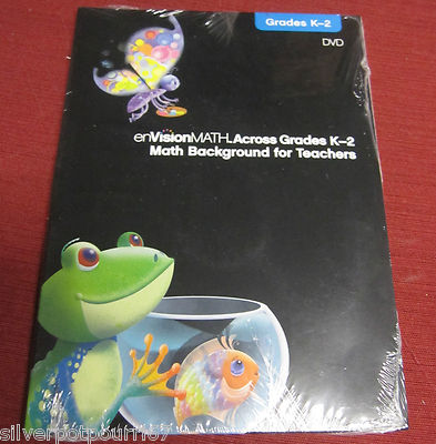 NEW Pearson enVision Math Across Grades K-2 Math Background for Teachers DVD